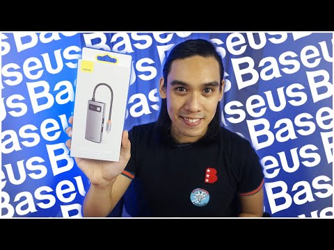Jungčių stotelė / adapteris USB C kištukas - 8 rūšių jungtys Metal Gleam BASEUS video