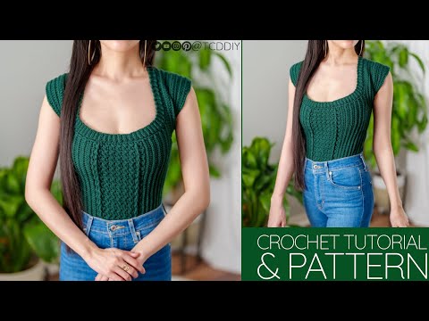 How to Crochet: Modern Top | Pattern & Tutorial DIY
