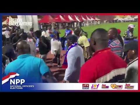 NPP National Delegates Conference: Afenyo Markin goes to the booth to cast his ballot