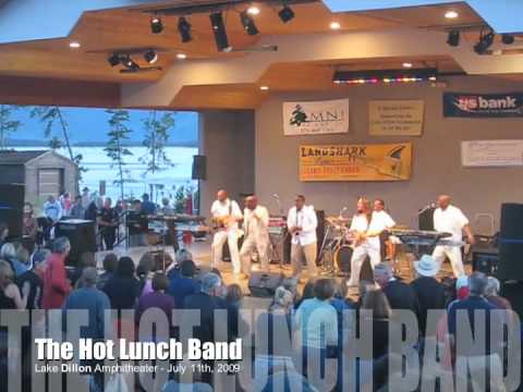The Hot Lunch Band - Doing the Hula Hoop at the Lake Dillon Amphitheater in Colorado.