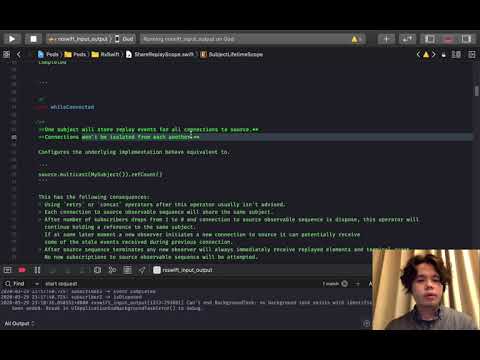 RxSwift share replay shareReplay