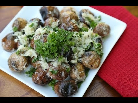 Grilled Parmesan & Garlic Baby Potatoes