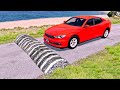 Cars Vs Massive Speed Bump 5 BeamNG Drive BeamNG Fun