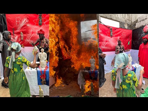 UNBELIEVABLE AS PROPHETESS CAST DOWN FIRE 🔥 TO CONSUME THE OCCULT MAN ALTER AND THIS HAPPENED 