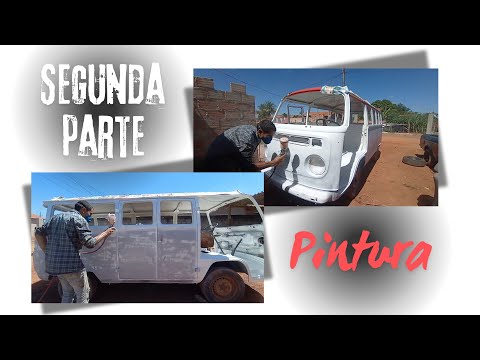 Pintura com esmalte sintético automotivo