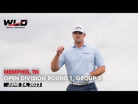 2023 World Long Drive Memphis, TN | Open Division Round 1, Group 3