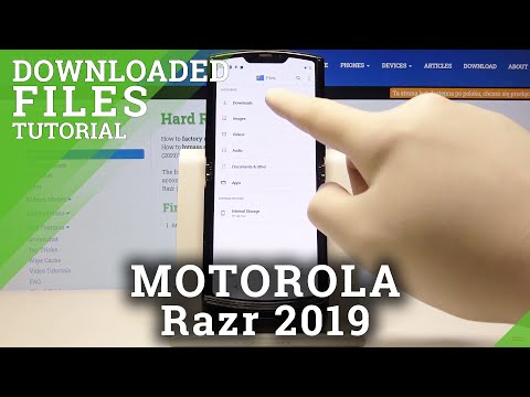 How to Find Downloaded Files in MOTOROLA Razr (2019) – Locate Downloaded Files