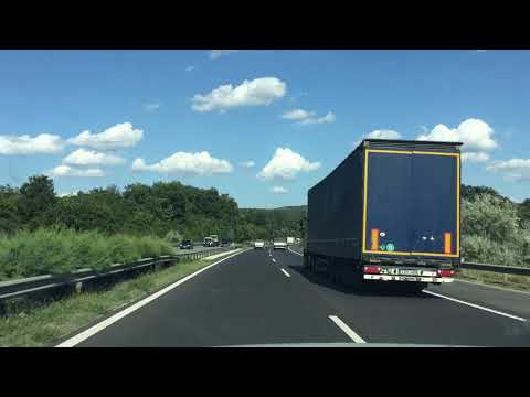 Driving Hungary 2021 - M1 motorway eastbound part 2: Tata - Fejér megyehatár