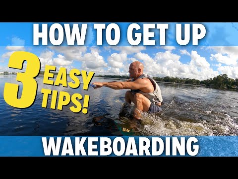 How To Get Up On A Wakeboard : 3 Easy Tips! The Wake board Made Easy