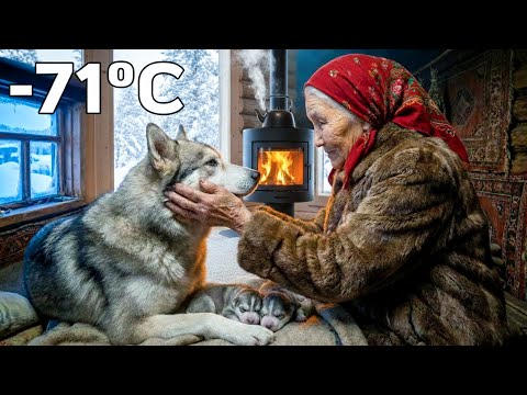 She Found a Freezing Mother Dog and Newborns in a Blizzard | 80-Year-Old Woman's Rescue in Siberia