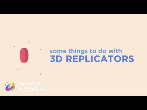 Motion 5 Tutorial: 3D Replicators