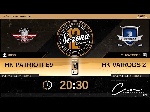 2022 11 11 HK Patrioti E9 - HK Vairogs  2