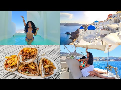 Baecation In Greece | Cave Pool Villa Tour, Dinner Dates, Sunset Cruise, Clubbing and More