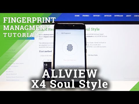 How to Add Fingerprint in ALLVIEW X4 Soul Style – Screen Lock