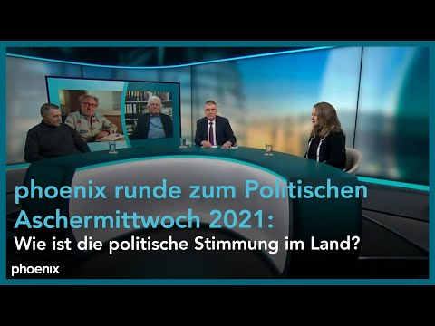 phoenix runde: "Ohne Bier und Blasmusik – Politischer Aschermittwoch 2021"