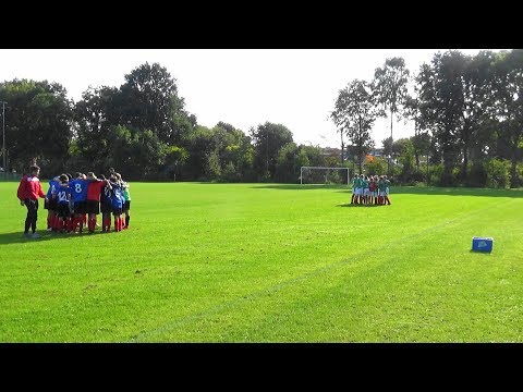 Voor aanvang 1e bekerwedstrijd DOVO JO13-1 - Roda '46 JO13-1