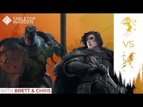 ASOIAF TMG Battle Report 15 - OTTG CCC Chris (Lannister/Gregor) vs Brett (Nightswatch/Jon) [English]