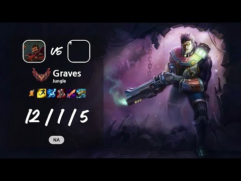Graves Jungle vs Fiddlesticks - NA GrandMaster Patch 13.11