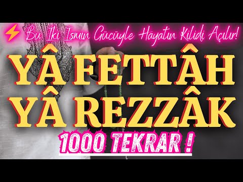 A Miraculous Prayer That Opens the Doors of Sustenance by Reciting “Ya Fettah Ya Rezzak” 1000 Times!