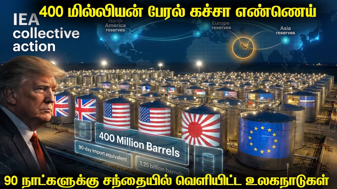 ஈரான் போர் பாதிப்பை தவிர்க்க 400 மில்லியன் பேரல் கச்ச?