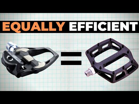 Are Clipless Pedals Actually More Efficient Than Flat Pedals? The Answer Might Surprise You.