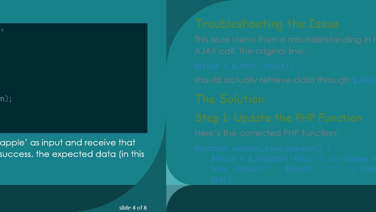 How to Fix WordPress AJAX Call That Indicates Success but Fails to Pass Data