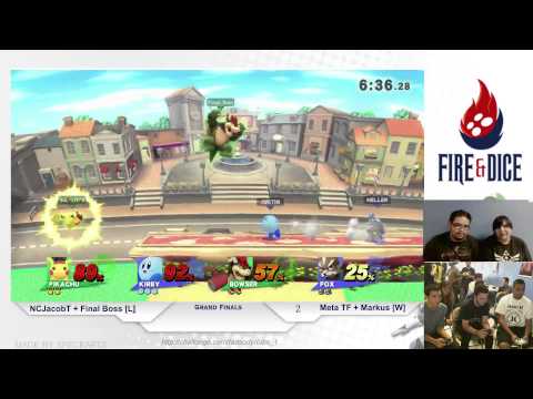 Smash or Die Young #1 - Final Boss + NCJacobT vs Markus + Meta TF - Smash Wii U GF