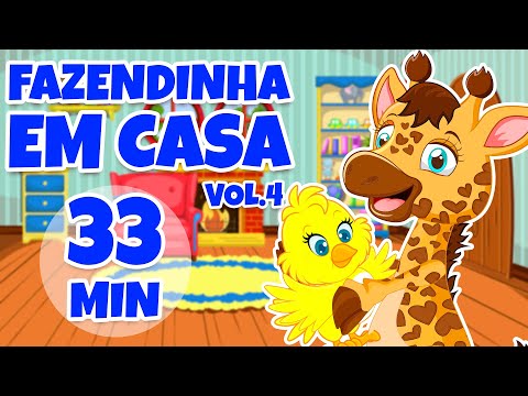 Fazendinha em Casa Vol. 4 - Giramille 33 min | Desenho Animado Musical