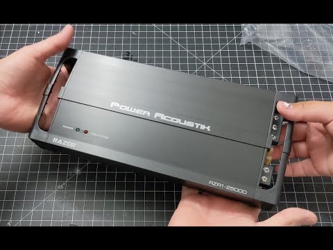 Super Bass Power from Power Acoustik Razor RZR1-2500D Unboxing