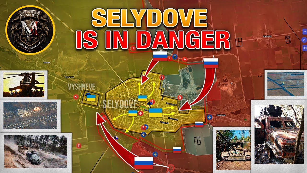 Mess In Siversk⚔️ The Patriot System Was Destroyed🔥 Selydove Outflanked🎖 Military Summary 2024.10.10