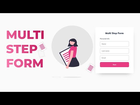 Simple Responsive Multi Step Form Using Html Css Javascript