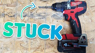 How To Remove A Stuck Drill Bit From A Milwaukee Drill