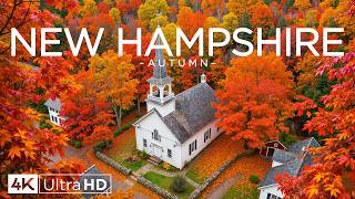 New Hampshire Autumn 4K 🍂 From Kancamagus Highway to Mount Washington, A Journey Through Fall