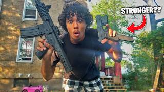 Is the Glock 18c BB Stronger than the ARP BB Gun! 🔫😳