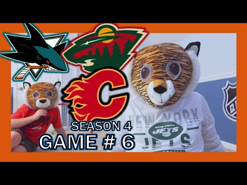 KNEE HOCKEY SEASON 4 - GAME # 6 - FLAMES / SHARKS / WILD - QUINNBOYSTV