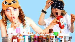 Sockie cheated* BLINDFOLDED SLIME  CHALLENGE GONE WRONG!!!