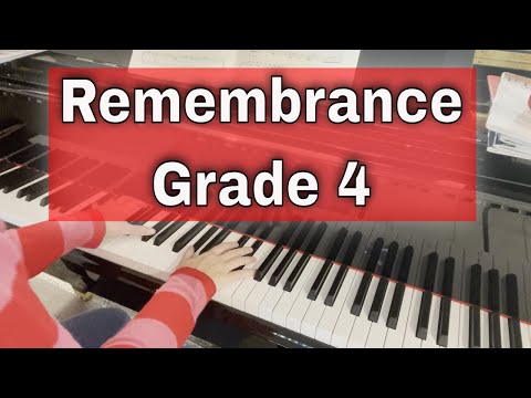 Remembrance by Maria Mifsud  |  Trinity piano grade 4 2021 - 2023 TCL