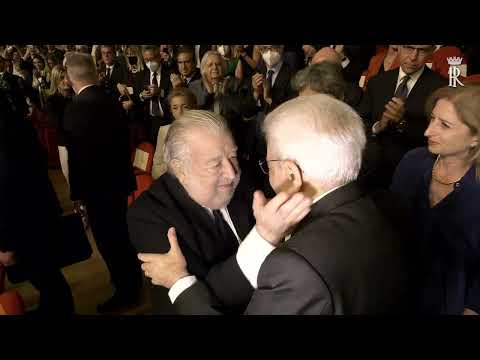 Mattarella alla cerimonia di presentazione del film “Dante” di Pupi Avati