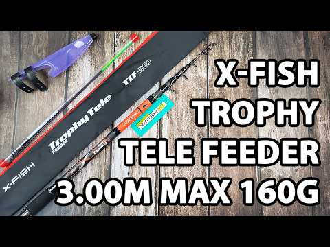 Фідер телескопічний X-Fish Trophy Tele Feeder 3.00m max 160g (три вершинки)
