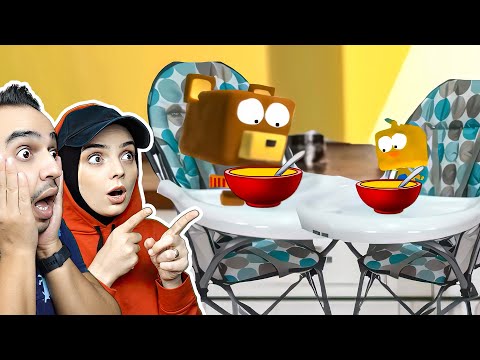 SUPER BEAR AND SHICKA'S BABY! (ANIMATION)🐻😱