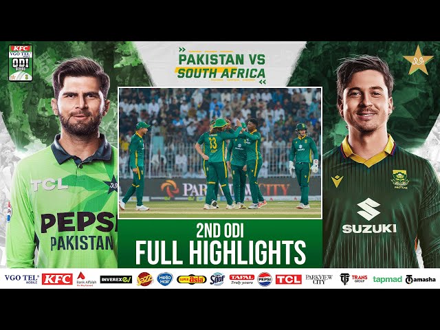 Full Highlights | Pakistan vs South Africa ODI Series | 2nd ODI | PCB | M2R1U