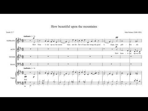 How beautiful upon the mountains (John Stainer) - soprano
