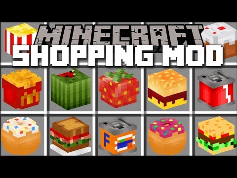 MC Naveed - Minecraft - Minecraft SHOPPING MOD / OPEN UP STORES AND SELL PRODUCTS!! Minecraft