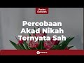 Latihan Akad Nikah Ternyata Sah Hukum Bercanda Tentang Nikah Poster Dakwah Yufid TV