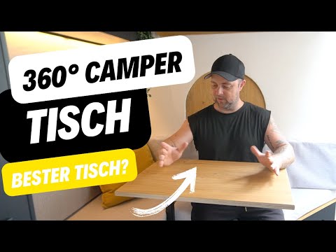 Bestes Camper 360° schwenkbares Tischgestell? | Queenply Tischplatte #diycamper #vanlife #ivecodaily
