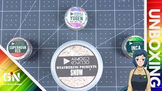 Armored Komodo ChromaFlair Pigment & Snow Wathering Pigment - Unboxing