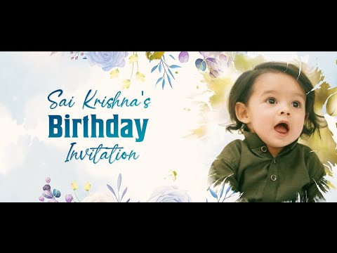 Birthday Invitation Video Editing in Telugu | Alight Motion Birthday Invitation Video Editing