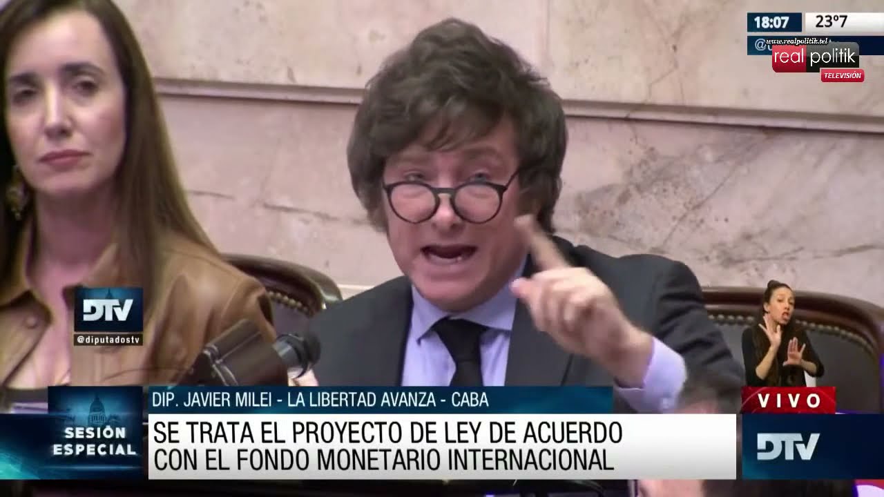 Javier Milei criticó el acuerdo con el FMI: "Vamos a votar en contra de esta porquería"