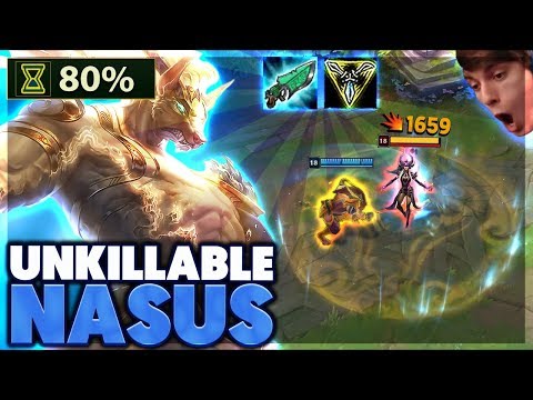 THEY CAN'T KILL ME | URF NASUS FULL GAMEPLAY - BunnyFuFuu