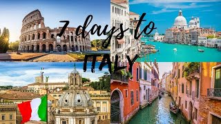 A plan for 7 days trip to italy 🇮🇹 | Best places in italy